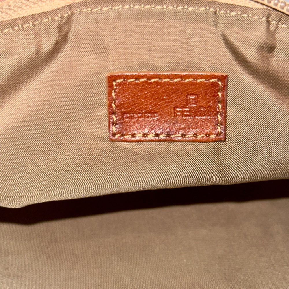 Fendi Pink Zucca Makeup Bag/ Pouch - Picture 7 of 10